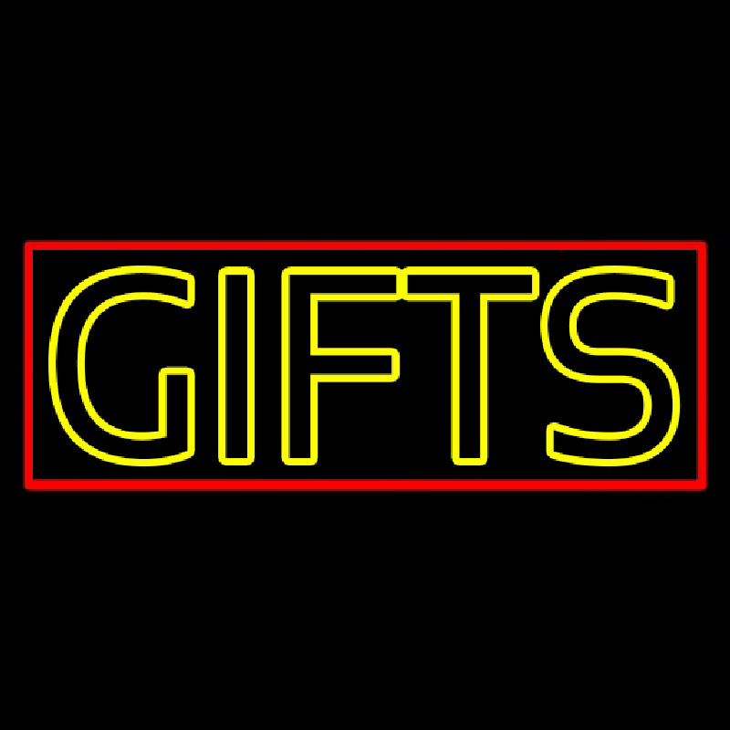 Yellow Gifts Neonreclame