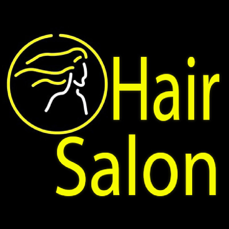 Yellow Hair Salon Neonreclame