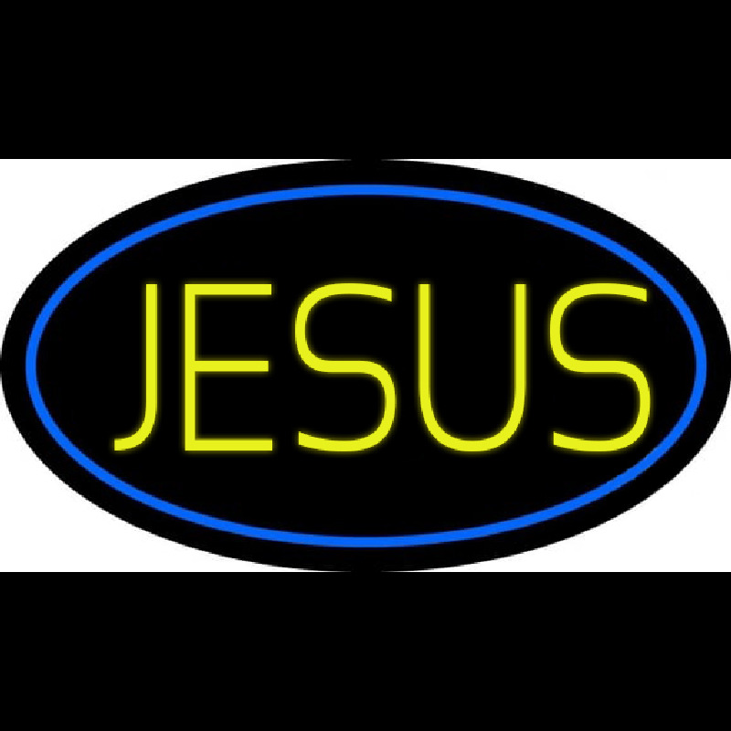 Yellow Jesus Neonreclame