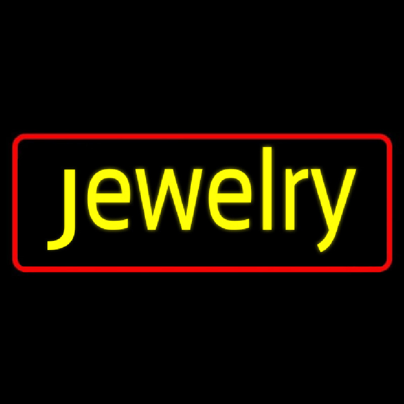 Yellow Jewelry Neonreclame