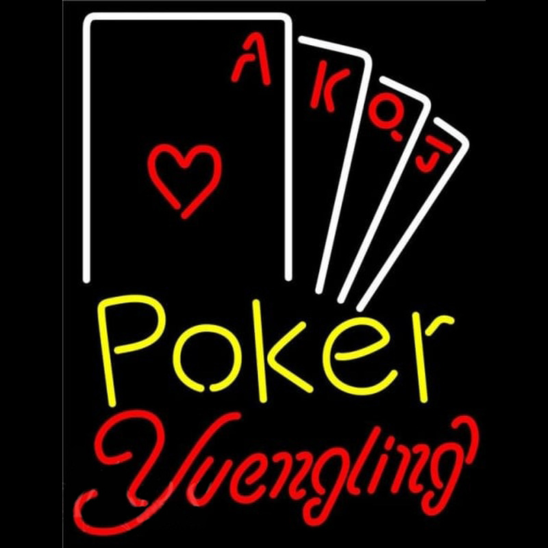 Yuengling Poker Ace Series Beer Sign Neonreclame