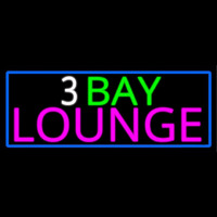 3 Bay Lounge With Blue Border Neonreclame