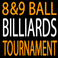 8 And 9 Ball Billiards Tournaments 1 Neonreclame