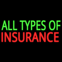 All Types Of Insurance Neonreclame