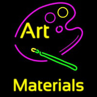 Art Materials Neonreclame