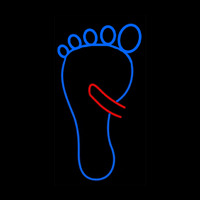 Back Foot Rub Neonreclame