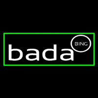 Bada Bing Strip Club With Green Border Neonreclame