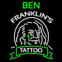 Ben Franklins Tattoo Neonreclame