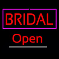 Block Bridal Open Neonreclame