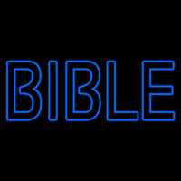 Blue Bible Neonreclame