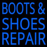 Blue Boots And Shoes Repair Neonreclame