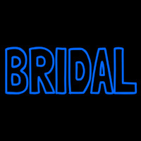 Blue Bridal Block Neonreclame