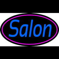 Blue Cursive Salon Neonreclame