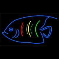 Blue Fish Logo Neonreclame