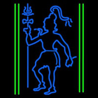 Blue God Shiv Neonreclame