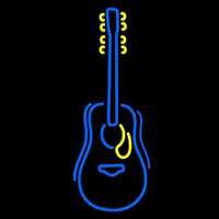 Blue Guitar Logo Neonreclame