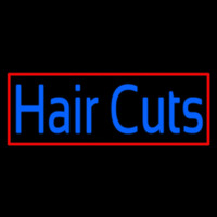 Blue Hair Cuts With Red Border Neonreclame