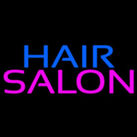 Blue Hair Salon Pink Neonreclame