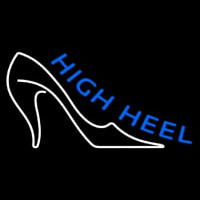 Blue High Heel Neonreclame