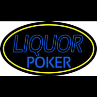 Blue Liquor Poker Neonreclame