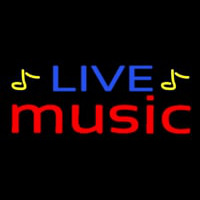 Blue Live Red Music Neonreclame