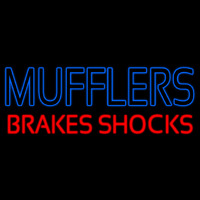 Blue Mufflers Red Brakes Shocks Neonreclame