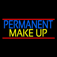 Blue Permanent Makeup Neonreclame