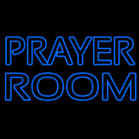 Blue Prayer Room Neonreclame