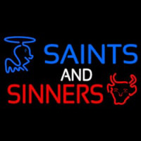 Blue Saints And Red Sinners Neonreclame