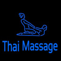 Blue Thai Massage Logo Neonreclame