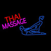 Blue Thai Massage Logo Neonreclame