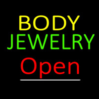 Body Jewelry Open Red Neonreclame