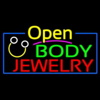 Body Jewelry With Logo Open Neonreclame