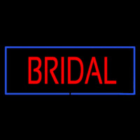 Bridal Rectangle Blue Neonreclame