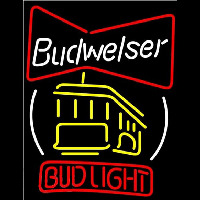 Bud Cable Car Beer Sign Neonreclame