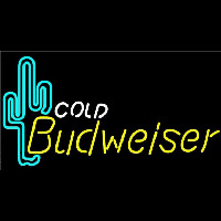 Bud Cold Cactus Beer Sign Neonreclame