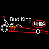 Bud King NHRA Dragster Beer Sign Neonreclame