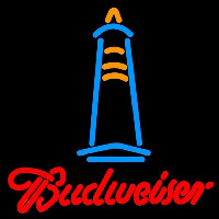 Budweise Lighthouse Beer Sign Neonreclame