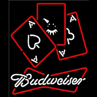 Budweiser Ace And Poker Beer Sign Neonreclame