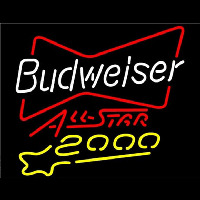 Budweiser All Star 2000 Beer Sign Neonreclame