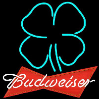 Budweiser Clover Beer Sign Neonreclame