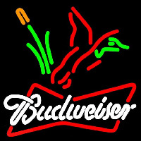 Budweiser Collectible Duck Hunting Beer Sign Neonreclame