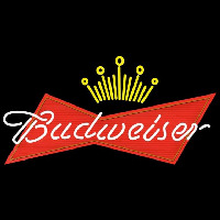 Budweiser Crown Beer Sign Neonreclame