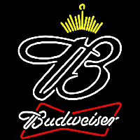 Budweiser Crown Beer Sign Neonreclame