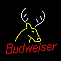 Budweiser Deer Beer Sign Neonreclame