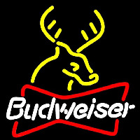 Budweiser Deer Beer Sign Neonreclame