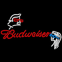 Budweiser Guy Girl Beer Sign Neonreclame