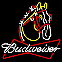 Budweiser Horse Beer Sign Neonreclame