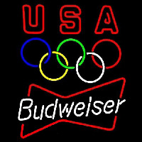 Budweiser Olympic Beer Sign Neonreclame