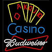 Budweiser Poker Casino Ace Series Beer Sign Neonreclame